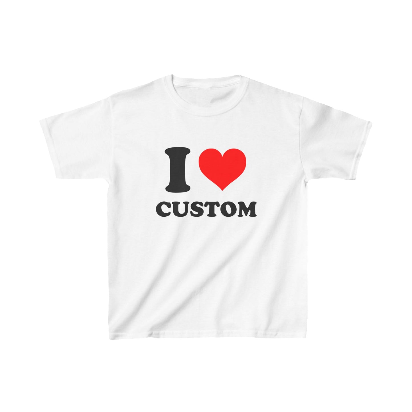 I Love Custom Baby Tee