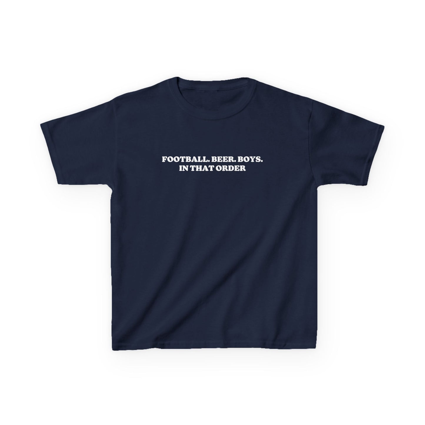 Football, Beer & Boys Baby Tee