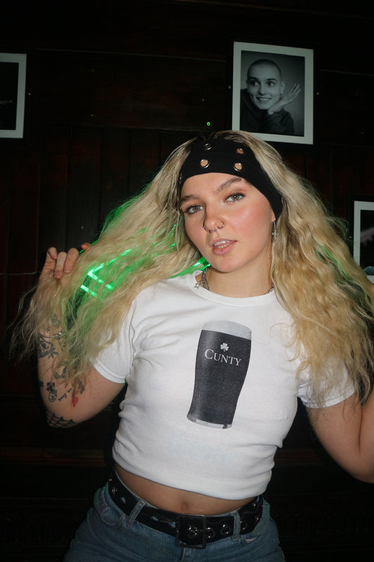 Black Cunty St Paddy's Day Baby Tee