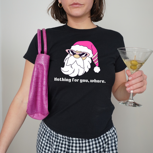 Nothing For You Christmas Baby Tee