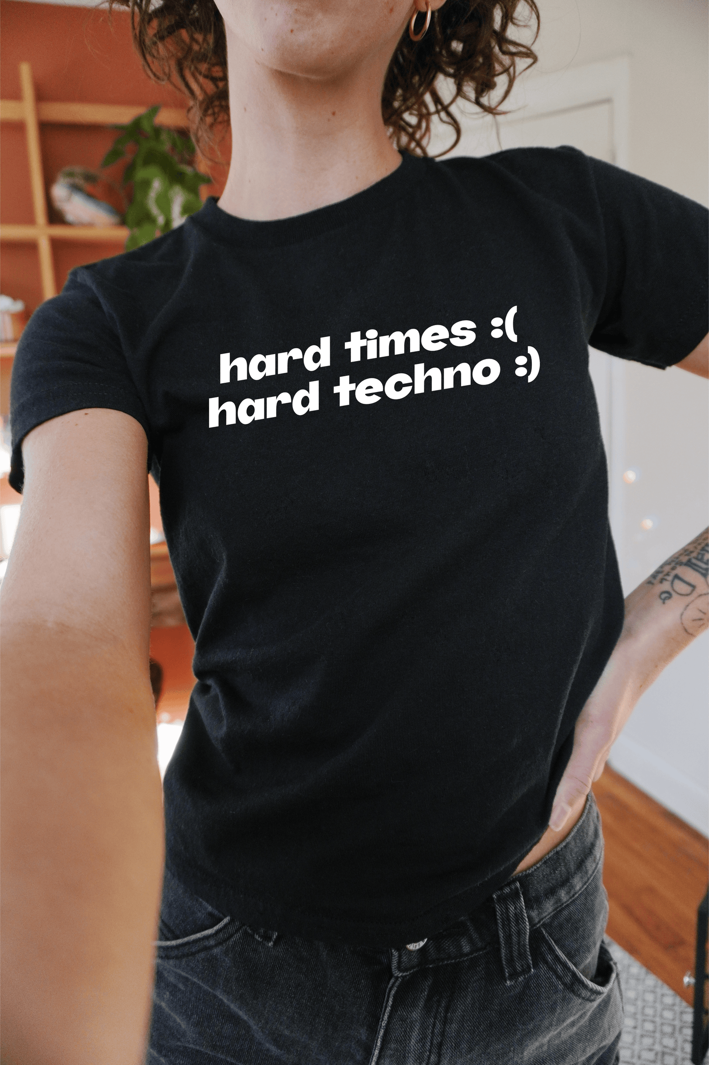 Hard Techno Baby Tee