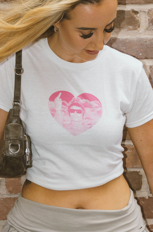 Liam Gallagher Heart Baby Tee