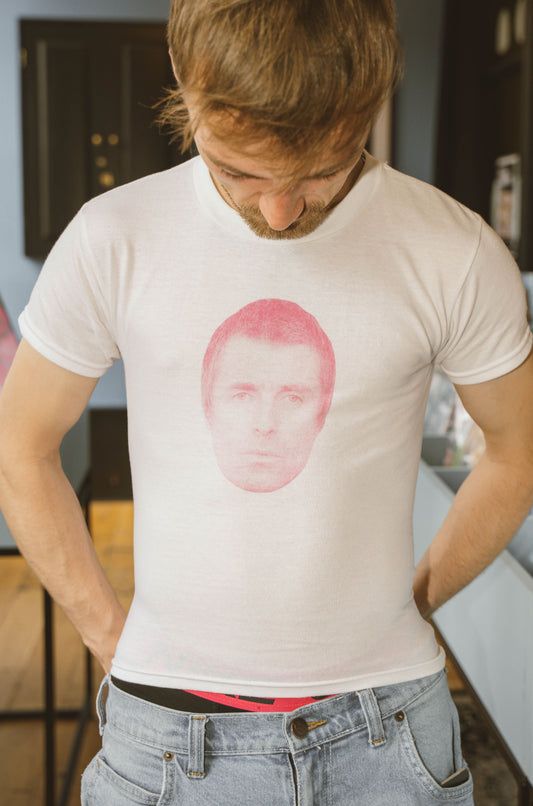 Pink Liam Gallagher Baby Tee