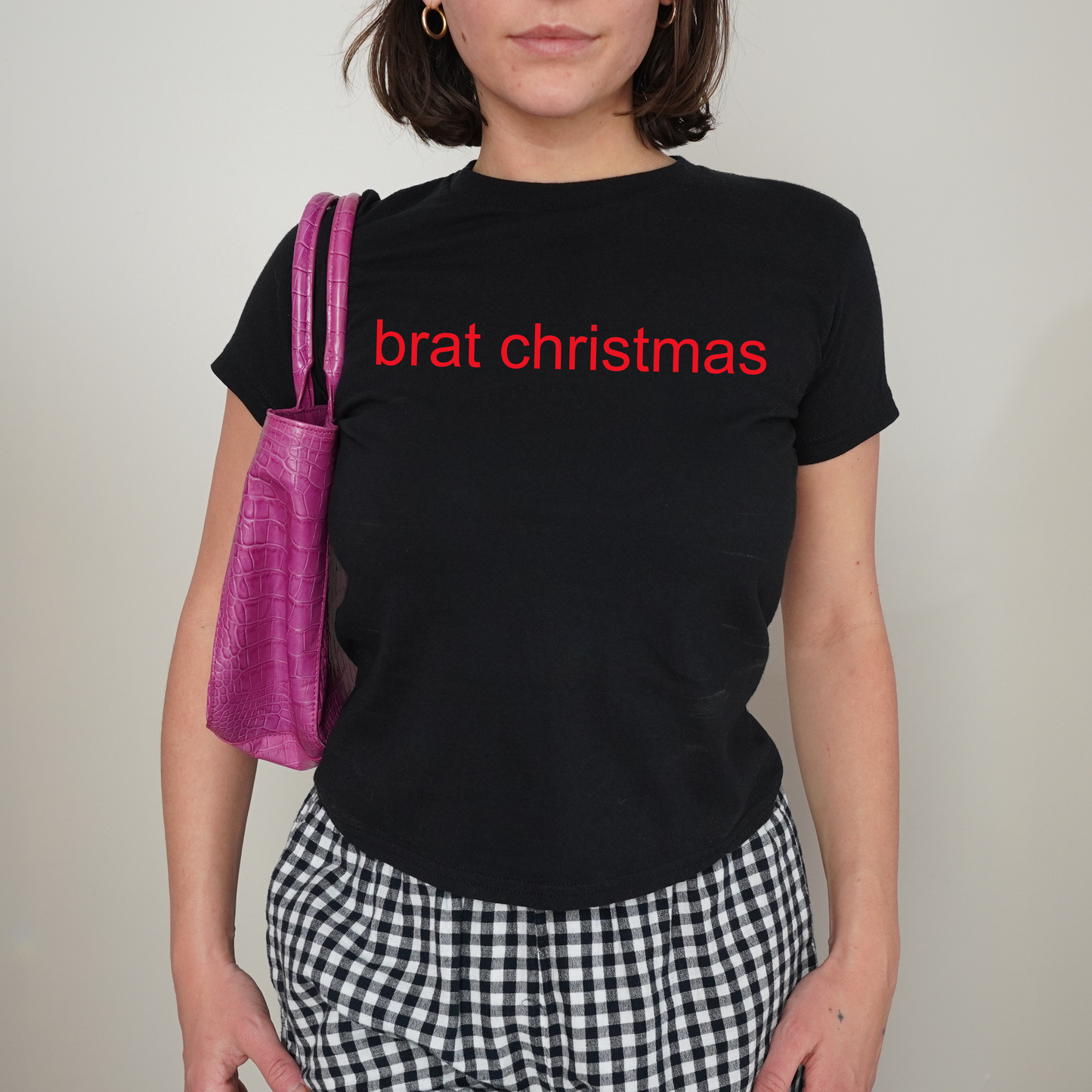 Brat Christmas Baby Tee